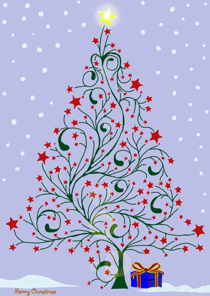 Top 10 Christmas Trees from the Drawing Challenge - Create + Discover